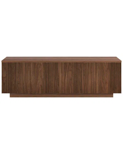 Abraham + Ivy Reyes 48in Rectangular Coffee Table In Brown