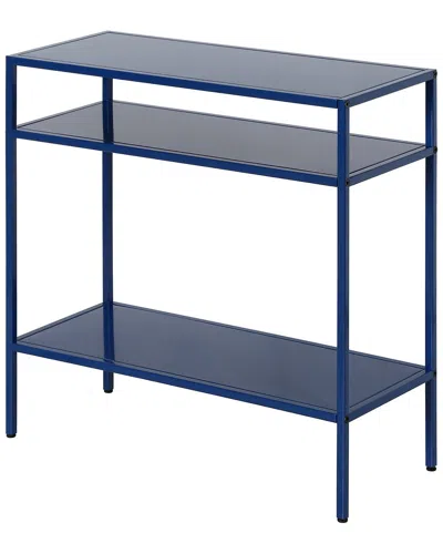 Abraham + Ivy Ricardo Mykonos Side Table In Blue