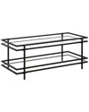 Abraham + Ivy Robillard 45in Rectangular Coffee Table In Black