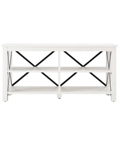 Abraham + Ivy Sawyer 50in White Tv Stand