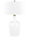 Abraham + Ivy Sebago 25in Table Lamp With Fabric Shade