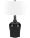 Abraham + Ivy Sebago 25in Table Lamp With Fabric Shade