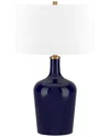 Abraham + Ivy Sebago 25in Table Lamp With Fabric Shade