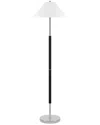 ABRAHAM + IVY ABRAHAM + IVY SIMONA 2-LIGHT FLOOR LAMP WITH FABRIC SHADE