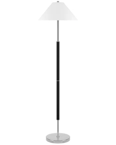 Abraham + Ivy Simona 2-light Floor Lamp With Fabric Shade In Multi