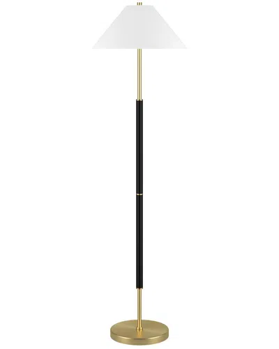 Abraham + Ivy Simona 2-light Floor Lamp With Fabric Shade In Multi