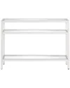 Abraham + Ivy Sivil 42in Console Table In White