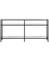 Abraham + Ivy Sivil 64in Console Table In Black