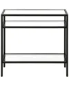 Abraham + Ivy Sivil Rectangular Side Table In Black