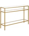 Abraham + Ivy Siviline 42in Rectangular Console Table In Black