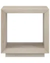 Abraham + Ivy Tannen 22in Rectangular Side Table In Neutral