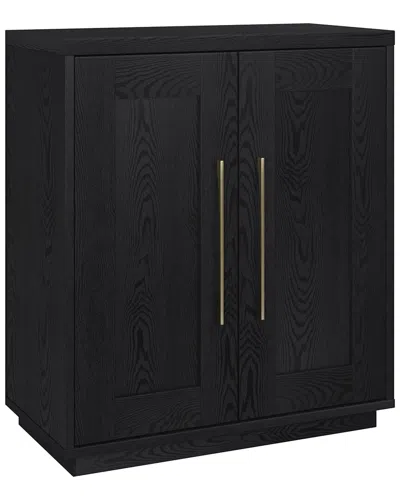 Abraham + Ivy Tillman 28 Wide Rectangular Accent Cabinet In Black