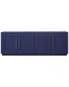 Abraham + Ivy Chabot Rectangular Stand For Tvs Up To 75in In Blue