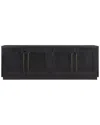 Abraham + Ivy Tillman Rectangular Stand For Tvs Up To 80in In Black