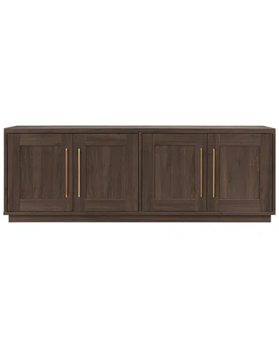 Abraham + Ivy Tillman Rectangular Stand For Tvs Up To 80in In Brown