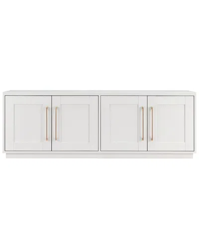 Abraham + Ivy Tillman Rectangular Stand For Tvs Up To 80in In White