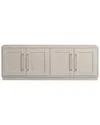 Abraham + Ivy Tillman Rectangular Tv Stand For Tvs Up To 80 In White
