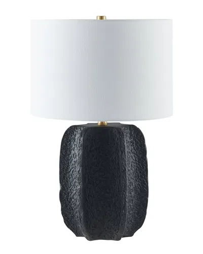 Abraham + Ivy Turbida 24in Tall Table Lamp With Fabric Shade