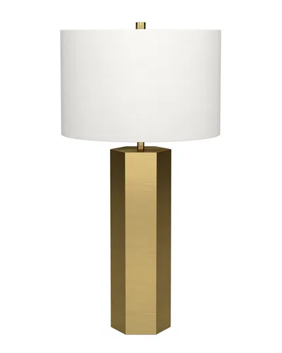 Abraham + Ivy Warren 27.25 Tall Table Lamp With Fabric Shade In