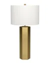 Abraham + Ivy Warren 27.25 Tall Table Lamp With Fabric Shade In