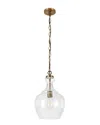 Abraham + Ivy Westford Brass & Seeded Glass Pendant