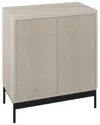 Abraham + Ivy Whitman 28 Wide Rectangular Accent Cabinet In Gray