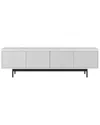 Abraham + Ivy Whitman Rectangular Tv Stand For Tvs Up To 75 In White