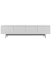 Abraham + Ivy Whitman Rectangular Tv Stand For Tvs Up To 75 In Gray