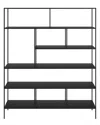 Abraham + Ivy Whitmore 72in Rectangular Bookcase
