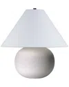 Abraham + Ivy Willa 18in Textured Ceramic Table Lamp With Fabric Shade