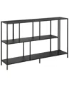 Abraham + Ivy Winthrop 52in Blackened Bronze Console Table In Black