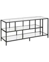 Abraham + Ivy Winthrop Tv Stand With Glass Shelves
