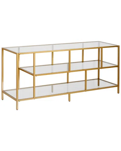 Abraham + Ivy Winthrop Tv Stand With Glass Shelves