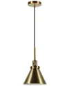 Abraham + Ivy Zeno Pendant Light In Brass