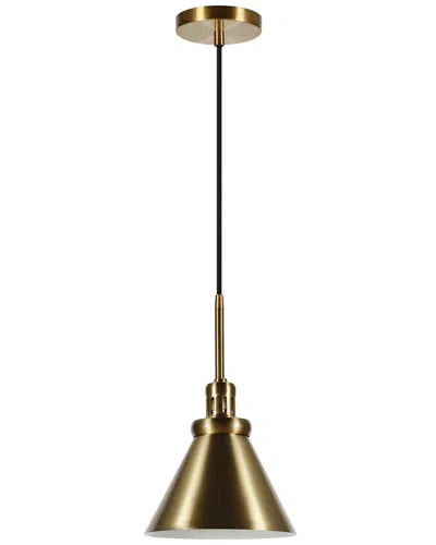 Abraham + Ivy Zeno Pendant Light In Brass