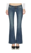 Abrand 00 Kick Bootcut Jeans In Blue