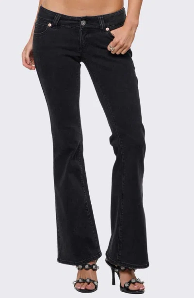Abrand 00 Kick Low Waist Bootcut Jeans In Black