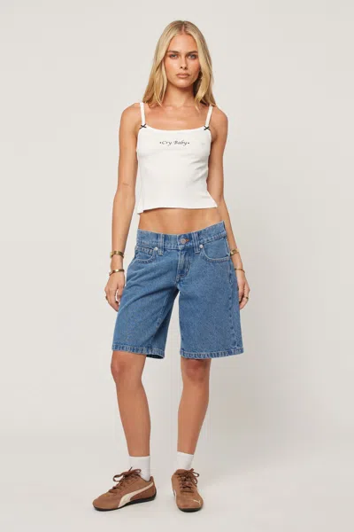 Abrand 00 Super Low Short Demi In Blue