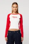 Abrand 90s Rib Raglan Ls Tee