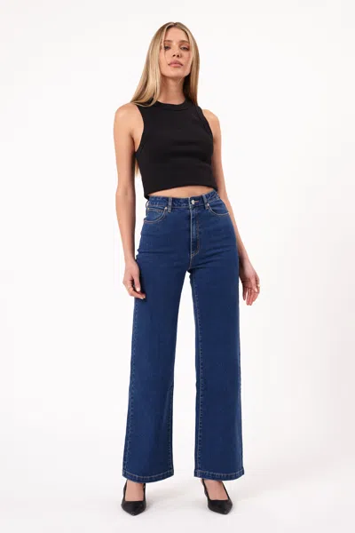 Abrand 94 High & Wide Ruth In Mid Blue