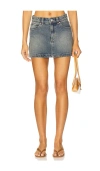 Abrand 95 A Line Skirt In Blue