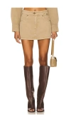 Abrand 95 A Line Skirt In Brown