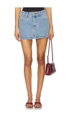 Abrand 95 Aline Skirt In Blue