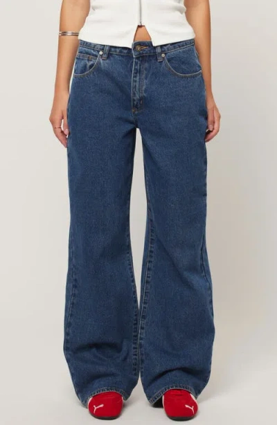 Abrand '95 Baggy Bella Mid Rise Relaxed Fit Jeans In Blue