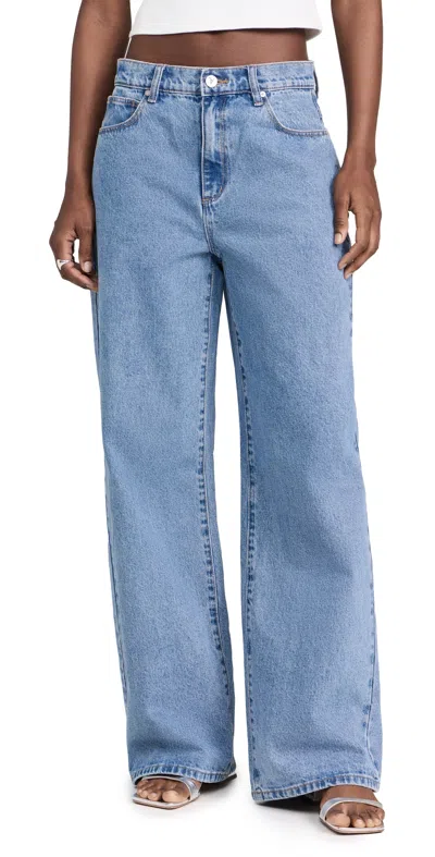 Abrand 95 Super Baggy Gigi Jeans Mid Blue