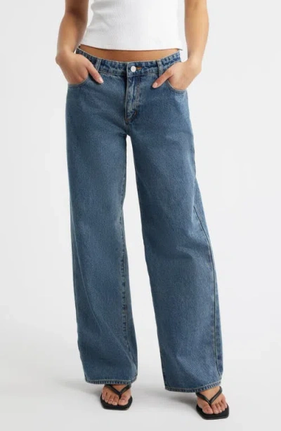 Abrand '99 Alison Baggy Straight Leg Jeans In Blue