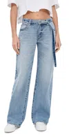 Abrand 99 Baggy Belt Liv Jeans Light Vintage Indigo In Light Vintage Indigo