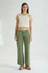 Abrand 99 Low & Wide Cargo Fade Army In Green