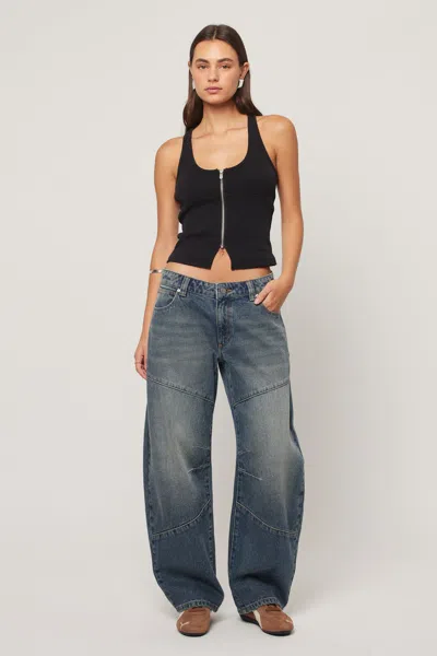 Abrand 99 Low Barrel Jean Amalie In Black