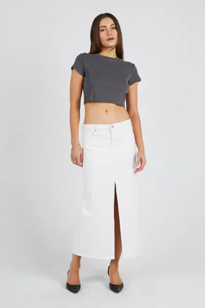 Abrand 99 Low Maxi Skirt Pearl